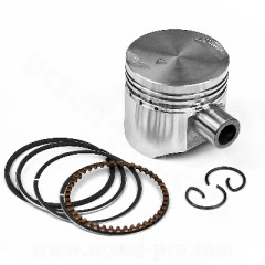 Piston scooter adaptable Ø39mm moteur 2 soupapes Piaggio 50cc 4T Zip / Fly / Liberty / Vespa ET4