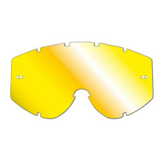 Écran Lunette-Masque ProGrip Jaune Multicouches Miroir Anti-Rayures Anti-Buée Anti-U.V.