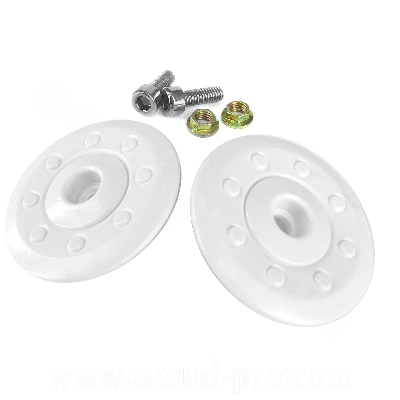 Visserie Blanche TNT Casque Jet Double Visière AERO SB18 (la paire)