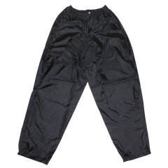 Pantalon de pluie ADX Noir S (Pressions et Elastique d'Ajustement + Sac de Transport)