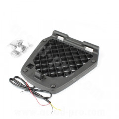 Platine de top case Coocase noir luxury 28/36 litres (kit visserie inclus)
