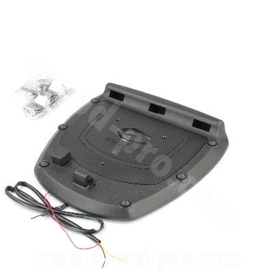 Platine de top case Coocase S48 litres noir luxury (kit visserie inclus)