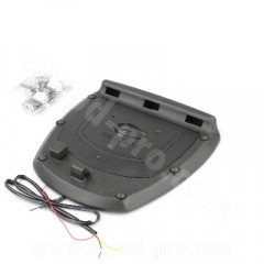 Platine de top case Coocase S48 litres noir luxury (kit visserie inclus)