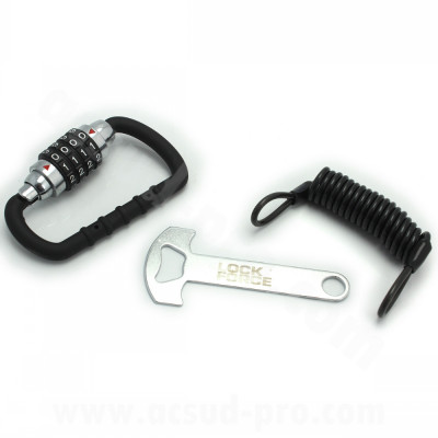 Antivol de casque Lock Force LOCKNESS scooter / maxiscooter / vélo