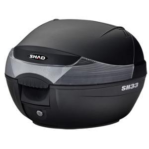 Top case Shad 33L noir capacité 1 casque intégral + accessoires