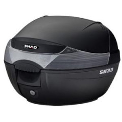 Top case Shad 33L noir capacité 1 casque intégral + accessoires