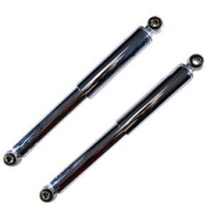 Amortisseurs adaptable entraxe 320mm chrome lisse Peugeot 103