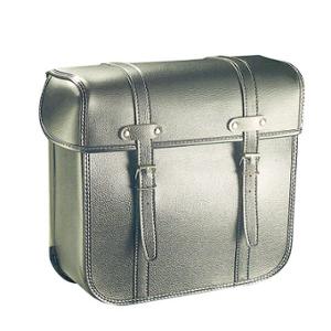 Sacoche cyclo dos adaptable métal R40 noir - 33 x 28 x 14 cm