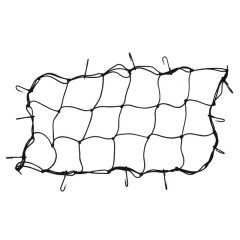 Filet cargo adaptable 380x760 mm avec 12 crochets métal plastifiés (sandow diamètre 4 mm)