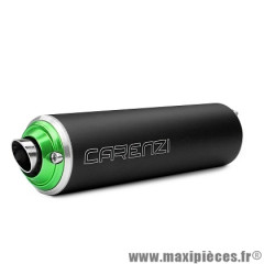 Silencieux moto Carenzi diamètre 60 mm (entraxe 40 mm - 2 trous)