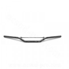 GUIDON MOTO NoEnd ALU IMITATION CARBONE Ø22mm (L : 810mm H : 93mm)