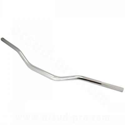 Guidon moto NoEnd Oversize GU10 Ø 28.6 Silver 825mm x 75mm