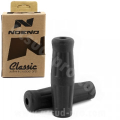 Revêtement de poignée NoEnd modèle Barrel noir pour moto vintage, classic, rétro, café racer