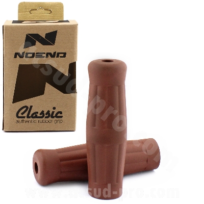 Revêtement de poignée NoEnd Barrel Caramel pour moto vintage, classic, rétro, café racer