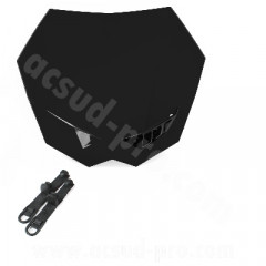 Tête de fourche NoEnd noire (livrée avec fixation)