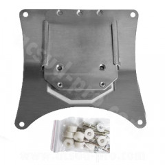 Support de plaque d'immatriculation NoEnd amovible