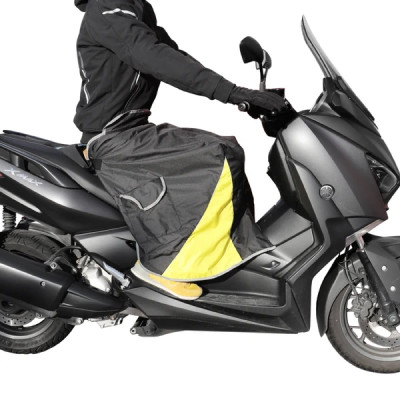 Tablier ADX Couvre Jambe Pilote Noir Intérieur Velours