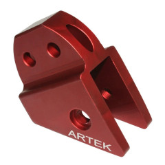 Rehausse amortisseur Artek TKR rouge pour Peugeot 50 Speedfight