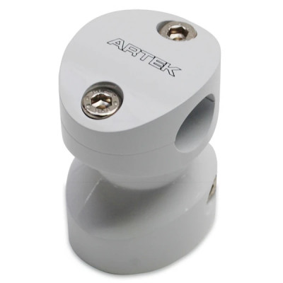 Potence scooter Artek K1 alu blanc pour Piaggio 50 NRG