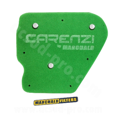 Mousse filtre à air Carenzi double densité pour : Yamaha Nitro / Ovetto