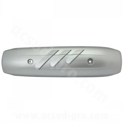 Protection pot d'échappement RB Max gris mat pour Yamaha TMAX 500 2001-2006 (entr axle 200 mm)