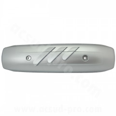 Protection pot d'échappement RB Max gris mat pour Yamaha TMAX 500 2001-2006 (entr axle 200 mm)