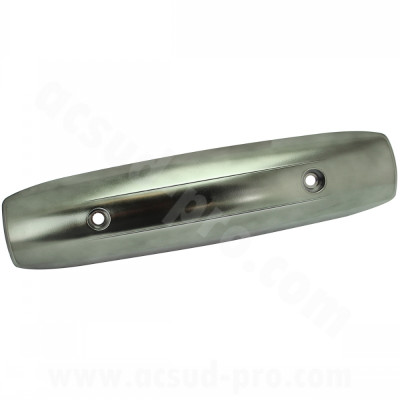 Protection pot d'échappement RB Max gris anthracite - Adapté pour Yamaha TMAX 500 / 530 2008-2016 (Entraxe 255 mm)