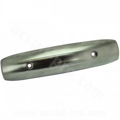 Protection pot d'échappement RB Max gris anthracite - Adapté pour Yamaha TMAX 500 / 530 2008-2016 (Entraxe 255 mm)