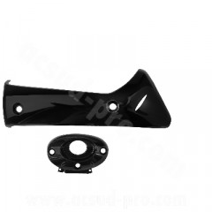 Protection pot d'échappement RB Max Noir métal pour Honda SH 300 2007-2013