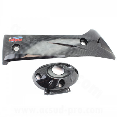 Protection pot d'échappement RB Max carbone Honda SH 300 2007-2013