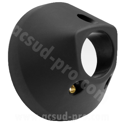 Embout d'échappement RB Max Noir Mat Adapté Yamaha TMAX 500 / Majesty 400 2001-2007