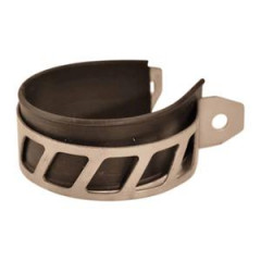 Collier silencieux Doppler inox + caoutchouc noir D70 mm pour ER1 / WR7 / GP8.0