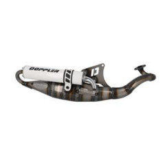 Pot d'échappement Doppler S3R Evolution blanc adapté Ludix/Speefight 34 AC/LC/Kisbee