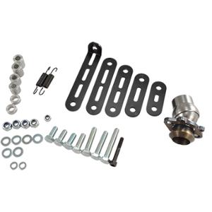 Accessoire Pot Doppler Adapté avec Rotule, Visserie et Patte pour Derbi Passage Bas