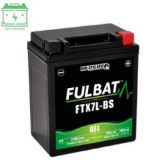 Batterie FTX7L-BS Fulbat 12V 6AH GEL SANS ENTRETIEN ACTIVEE USINE