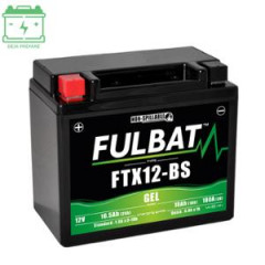 Batterie gel Fulbat FTX12-BS 12V 10 AH activée usine
