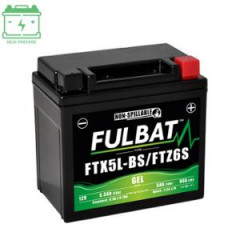 Batterie gel Fulbat FTX5L-BS 12V 4 AH (activée en usine)