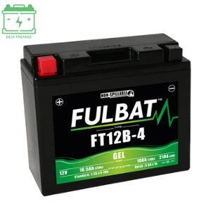 Batterie Fulbat FT12B-4 12V10AH GEL SANS ENTRETIEN