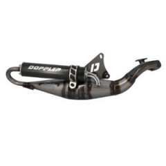 Pot d'échappement Doppler S3R Evolution Silencieux Carbone Compatible avec Nitro/Aerox/Ovetto/Neos