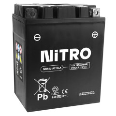 Batterie 12V Nitro 14Ah SANS ENTRETIEN QUAD MOTO SCOOT