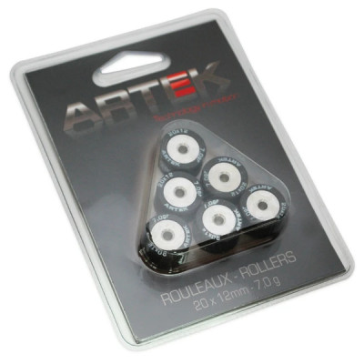 GALET / ROULEAU Artek K1 20x12 7,0g (x6) POUR YAMAHA 125 XMAX, MAJESTY, CYGNUS-X / MBK 125 SKYCRUISER, SKYLINER, FLAME-X