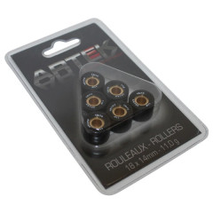 GALET / ROULEAU ARTEK K1 18x14 11,0g (x6) POUR SCOOTER 125 CHINOIS, PEUGEOT 125 TWEET, KYMCO 125 DINK-STREET, AGILITY, SYM 125 FIDDLE, GTS