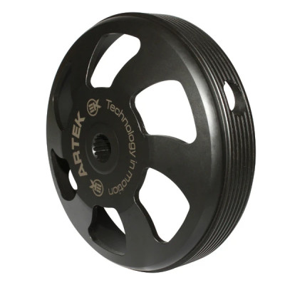 Cloche d'embrayage ARTEK K2 Diamètre 107 pour MBK 50 Booster, Nitro / Yamaha 50 BWS, Aerox / Aprilia 50SR / Malaguti 50 F12