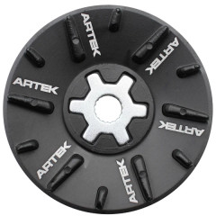 Joue Fixe Scooter ARTEK K2 Ventilé Diamètre 97,5mm pour MBK 50 Booster, Nitro / Yamaha 50 BWS, Aerox / Aprilia 50 SR / Malaguti 50 F12