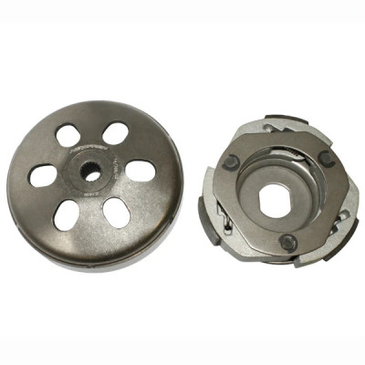 Embrayage complet avec cloche Newfren pour maxiscooter Honda 125 SH, 125 SHi, 125 NES@ / Kymco 125 Agility, 125 Like, 125 People / Malaguti 125 Blog, 125 Ciak / Sym 125 Joy Ride