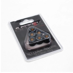 Galets de roulement Artek K1 15x12 4,0g (x6) pour MBK 50 Booster, Nitro, Ovetto, Stunt / Yamaha 50 BWS, Aerox, Neos