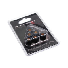 Galets Roulaux Artek K1 15x12 6,5g (x6) pour MBK 50 Booster, Nitro, Ovetto, Stunt / Yamaha 50 BWS, Aerox, Neos