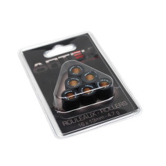 Galets de Variateur Artek K1 16x13 4,7g (x6) pour scooter PEUGEOT 50 KISBEE, TKR, TREKKER, SPEEDFIGHT, BUXY, VIVACITY / PIAGGIO 50 ZIP, TYPHOON, NRG 1994-1999 / KYMCO 50 DINK, PEOPLE, TOP-BOY