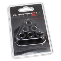 GALET / ROULEAU Artek K1 16X13 5,3g (x6) POUR PEUGEOT 50 KISBEE, TKR, TREKKER, SPEEDFIGHT, BUXY, VIVACITY / PIAGGIO 50 ZIP, TYPHOON, NRG 1994-1999 / KYMCO 50 DINK, PEOPLE, TOP-BOY