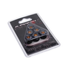 Galet/Rouleau Artek K1 16x13 6,7g (x6) pour Peugeot 50 Kisbee, TKR, Trekker, Speedfight, Buxy, Vivacity / Piaggio 50 Zip, Typhoon, NRG 1994-1999 / Kymco 50 Dink, People, Top-Boy